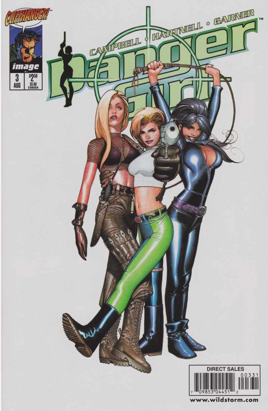 DANGER GIRL #3 1998 Danger Girl IMAGE COMICS