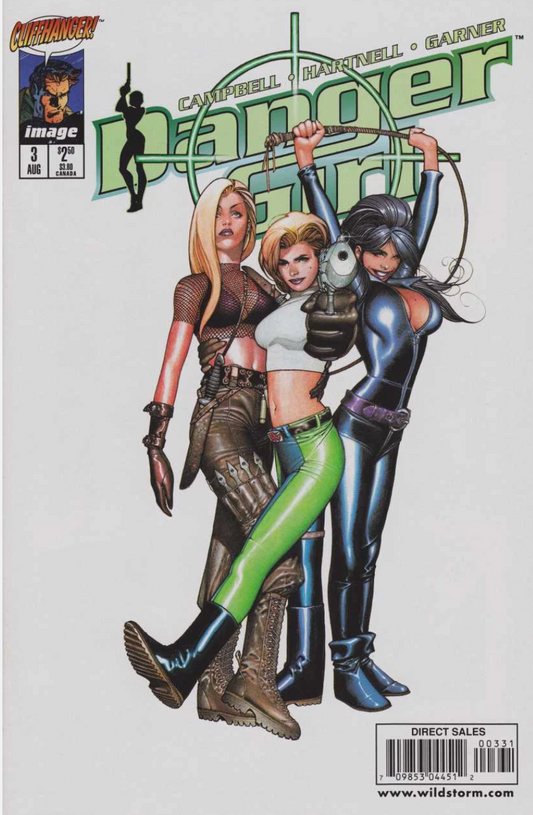 DANGER GIRL #3 1998 Danger Girl IMAGE COMICS