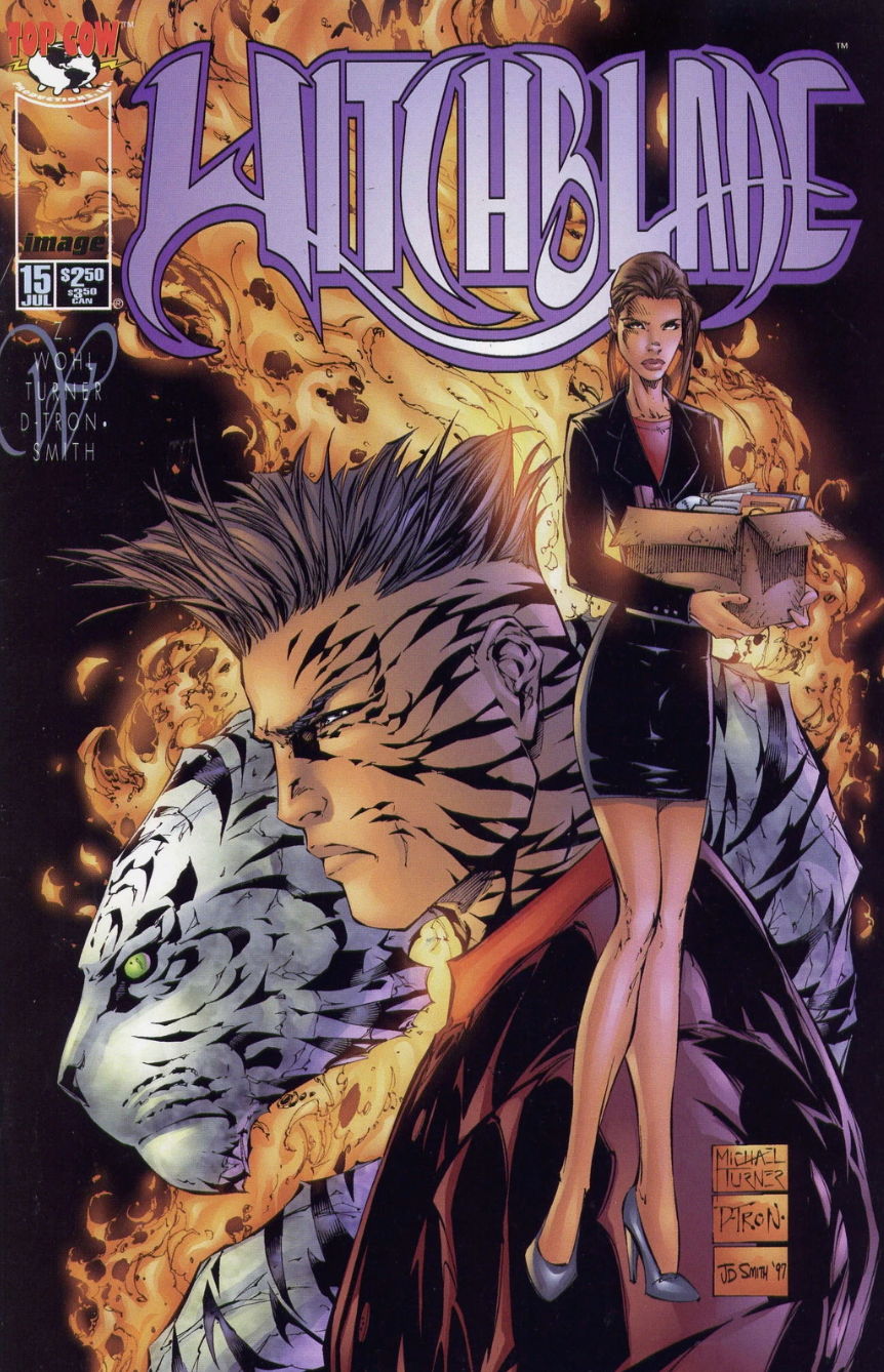 WITCHBLADE #15 1997 MICHAEL TURNER COVER Witchblade IMAGE COMICS