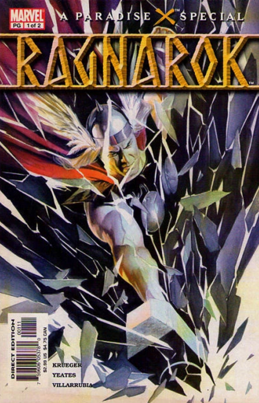PARADISE X RAGNAROK #1 (Of 2) 2003 ALEX ROSS COVER Thor MARVEL COMICS