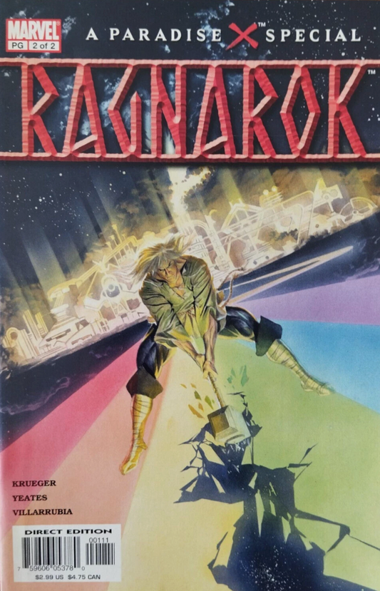 PARADISE X RAGNAROK #2 (Of 2) 2003 ALEX ROSS COVER Thor MARVEL COMICS