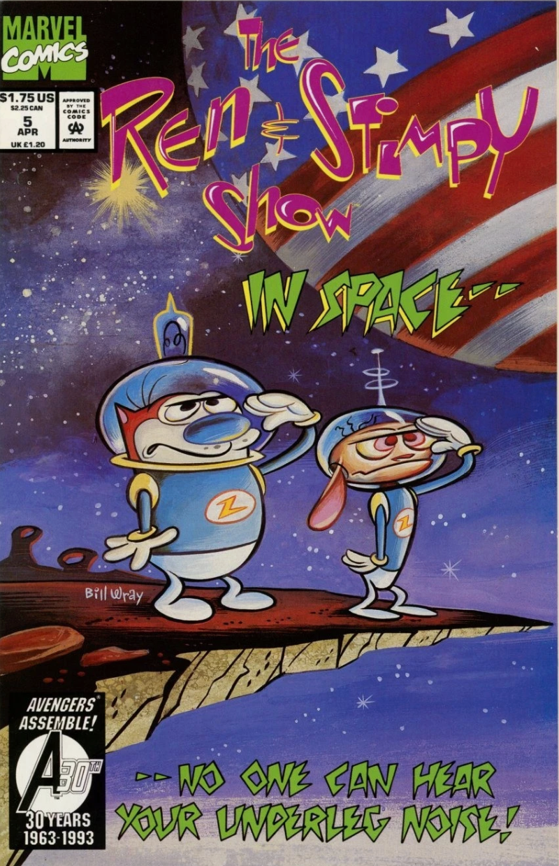 REN & STIMPY #5 1993 Ren & Stimpy MARVEL COMICS