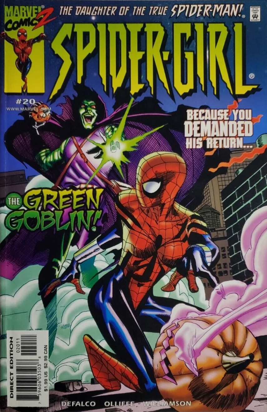 SPIDER-GIRL #20 2000 Spider-Girl MARVEL COMICS