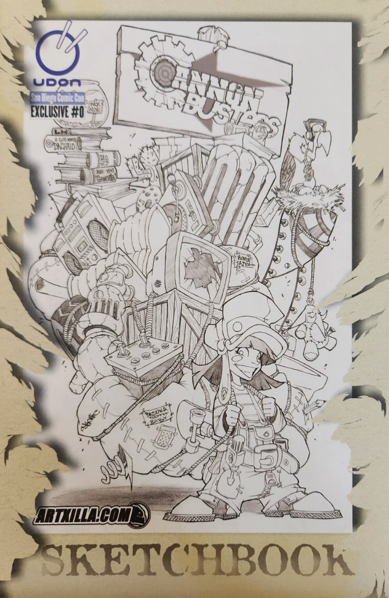 CANNON BUSTERS #0 SDCC EXCLUSIVE SKOTTIE YOUNG COVER 2004 UDON ENTERTAINMENT