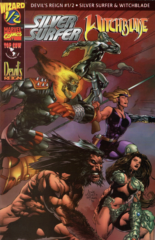 SILVER SURFER WITCHBLADE 1/2 WIZARD 1997 Witchblade IMAGE COMICS