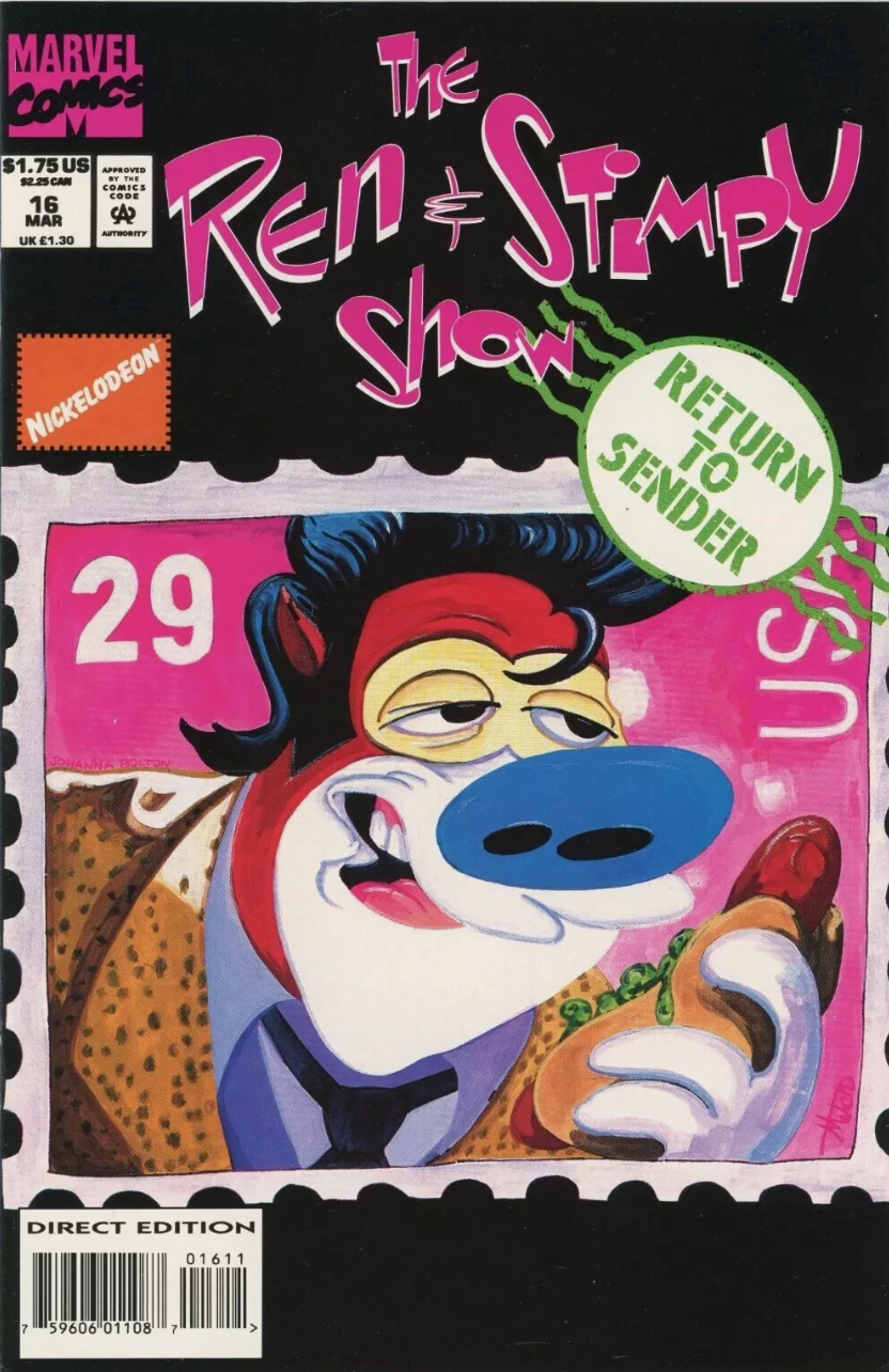 REN & STIMPY #16 1994 Ren & Stimpy MARVEL COMICS