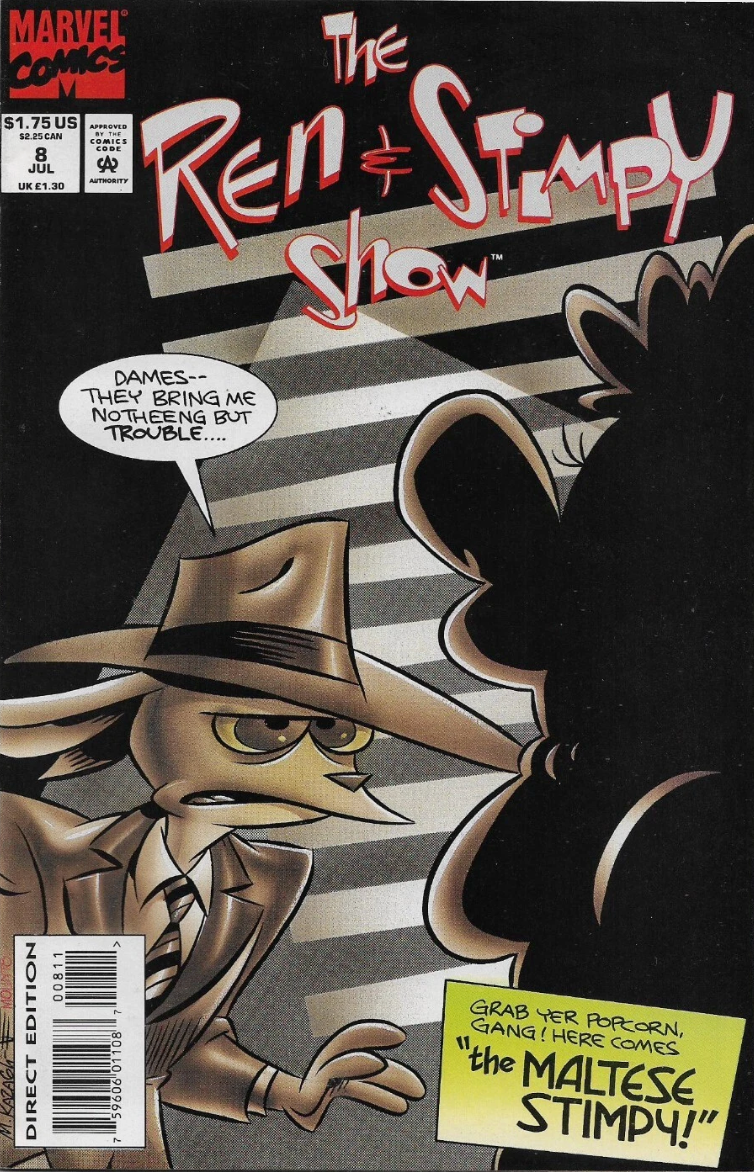 REN & STIMPY #8 1993 Ren & Stimpy MARVEL COMICS