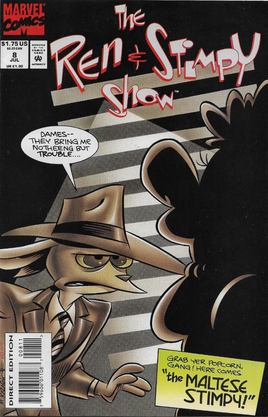 REN & STIMPY #8 1993 Ren & Stimpy MARVEL COMICS
