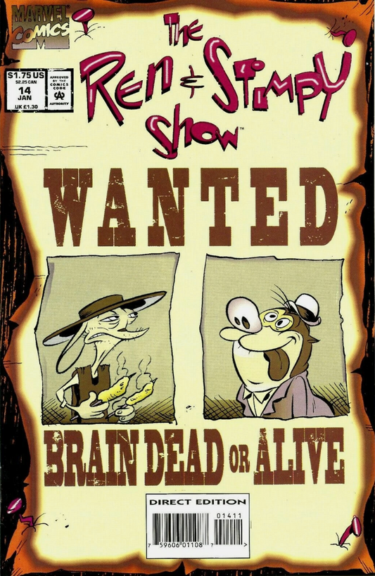 REN & STIMPY #14 1994 Ren & Stimpy MARVEL COMICS