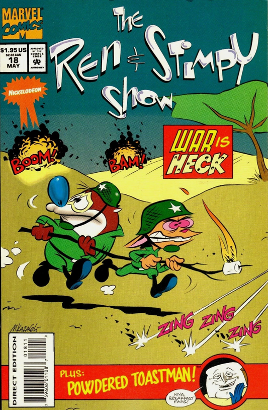 REN & STIMPY #18 1994 Ren & Stimpy MARVEL COMICS