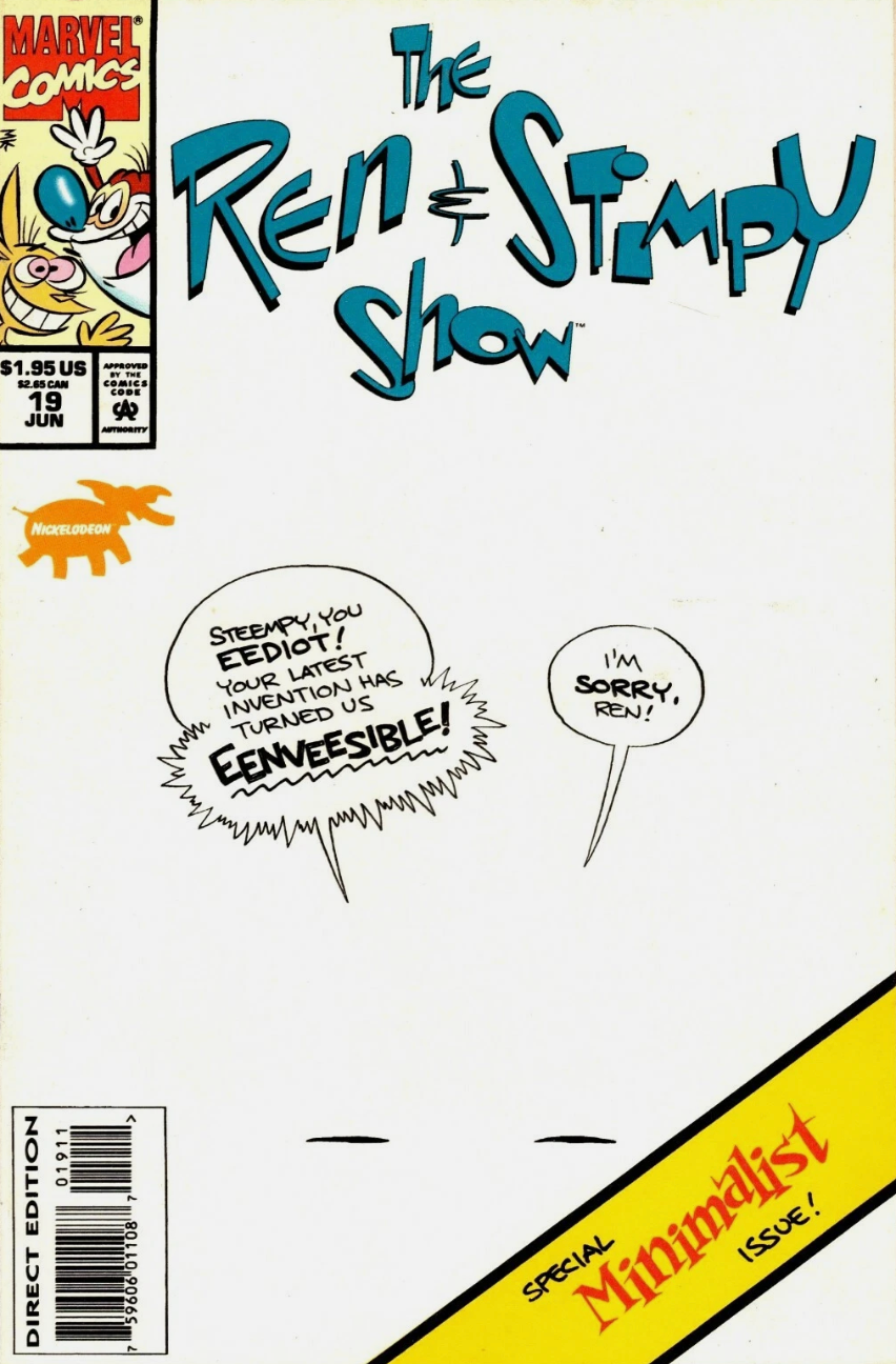 REN & STIMPY #19 1994 Ren & Stimpy MARVEL COMICS