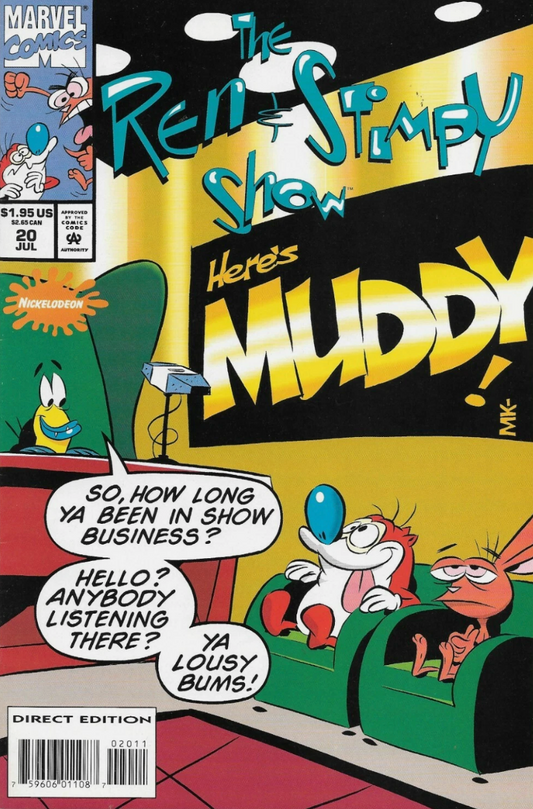 REN & STIMPY #20 1994 Ren & Stimpy MARVEL COMICS