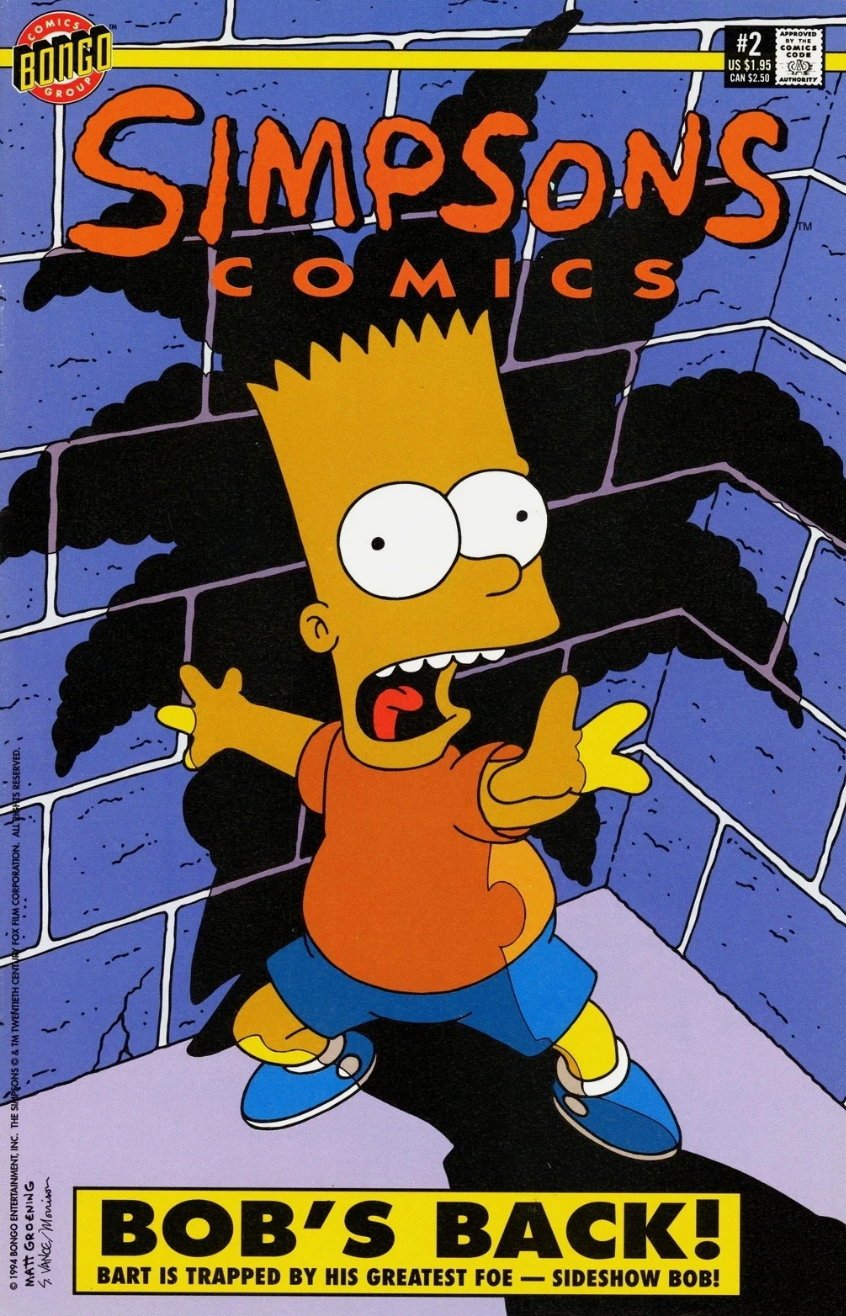 SIMPSONS #2 1993 Simpsons BONGO COMICS