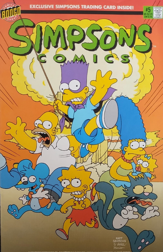 SIMPSONS #5 1994 Simpsons BONGO COMICS