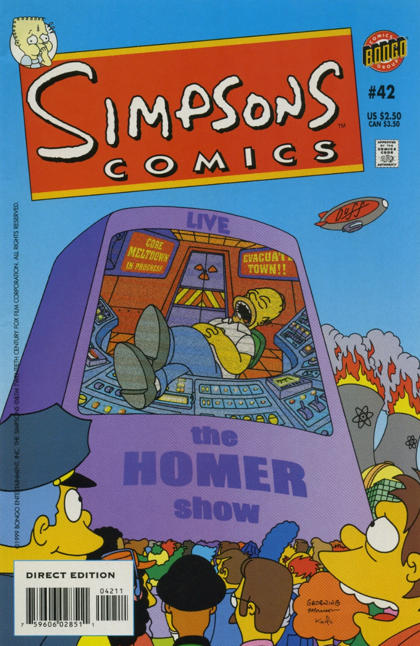 SIMPSONS #42 1998 Simpsons BONGO COMICS