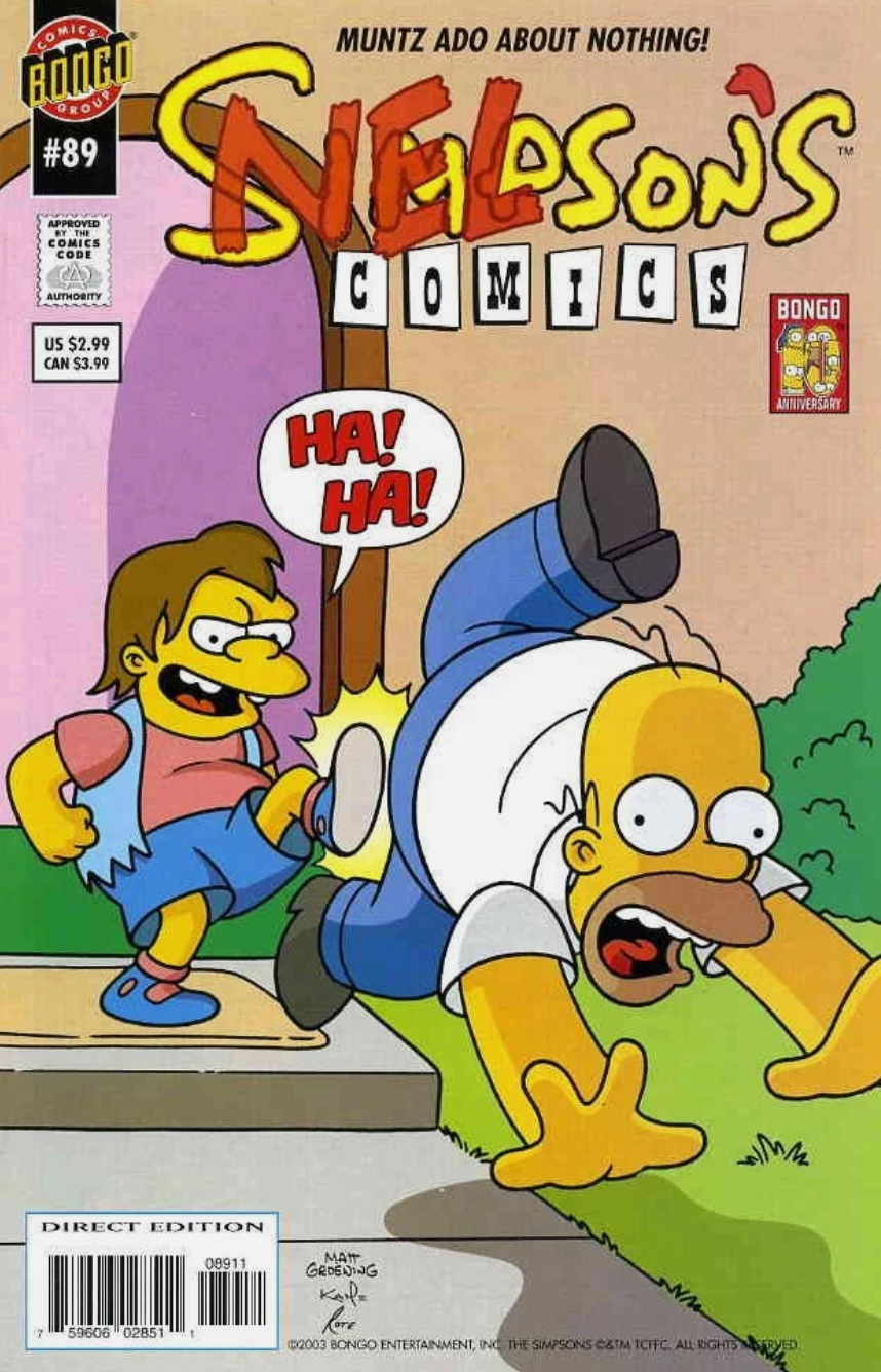 SIMPSONS #89 2003 Simpsons BONGO COMICS