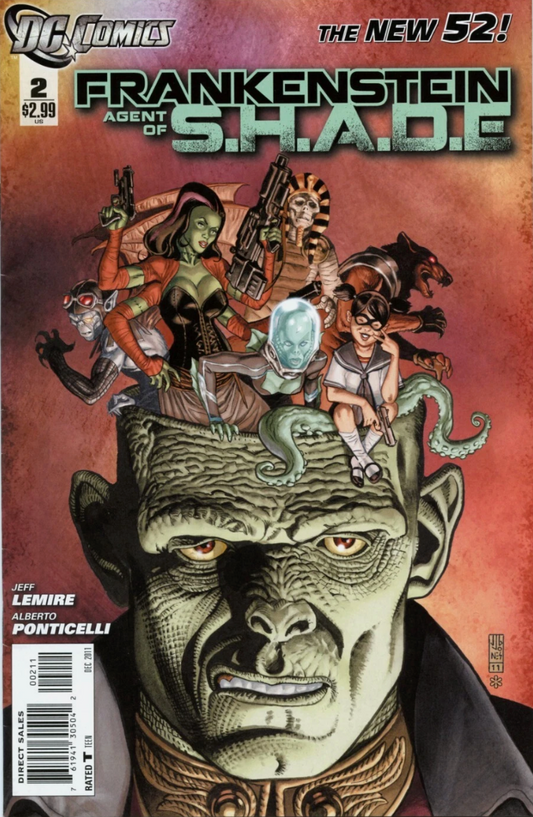 FRANKENSTEIN AGENT OF SHADE #2 2012 DC COMICS
