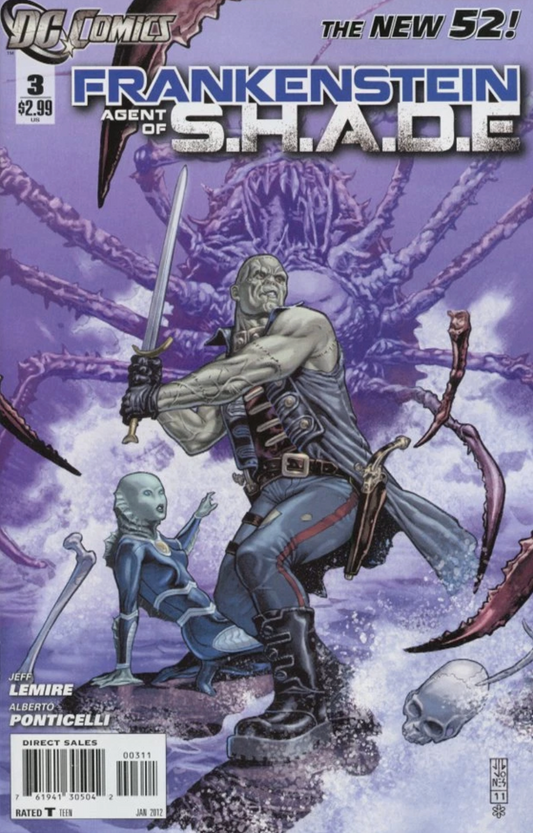 FRANKENSTEIN AGENT OF SHADE #3 2012 DC COMICS