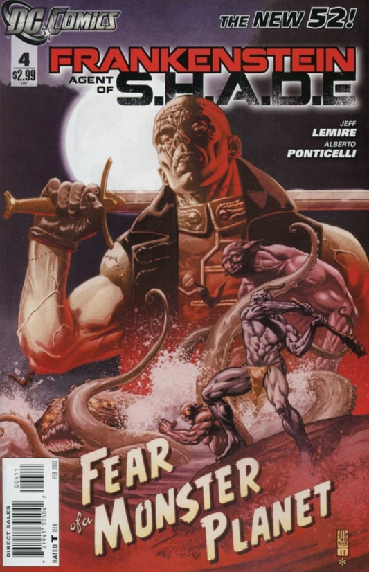 FRANKENSTEIN AGENT OF SHADE #4 2012 DC COMICS