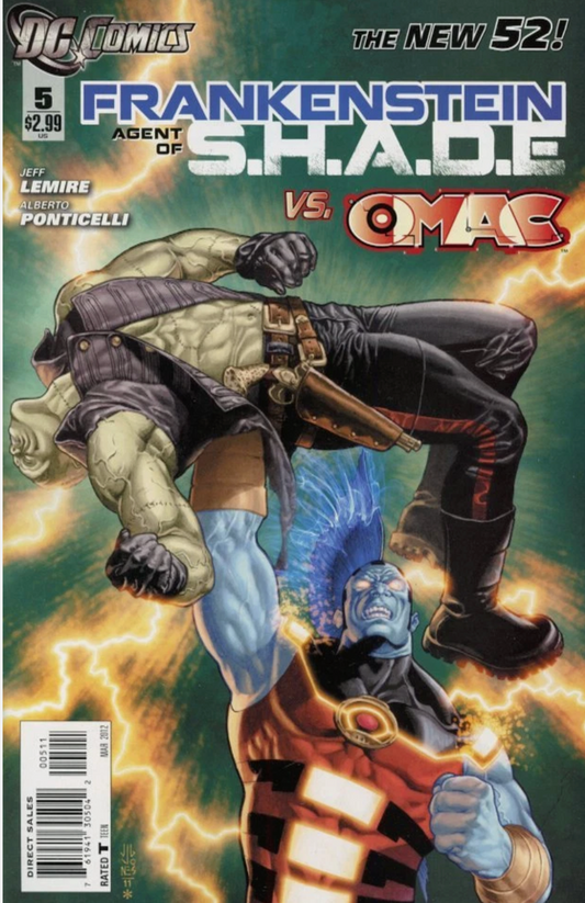 FRANKENSTEIN AGENT OF SHADE #5 2012 DC COMICS