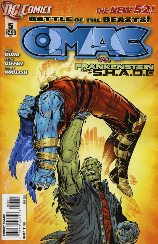 OMAC #5 2012 DC COMICS