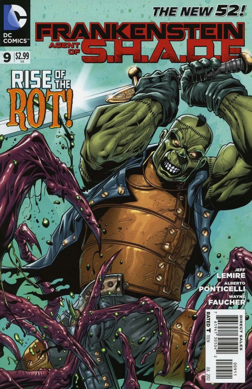 FRANKENSTEIN AGENT OF SHADE #9 2012 DC COMICS