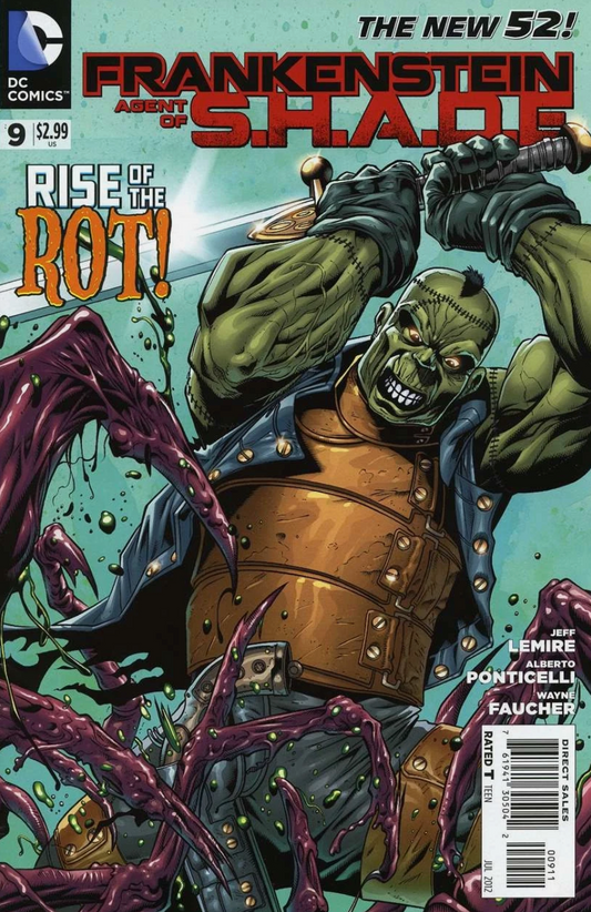 FRANKENSTEIN AGENT OF SHADE #9 2012 DC COMICS