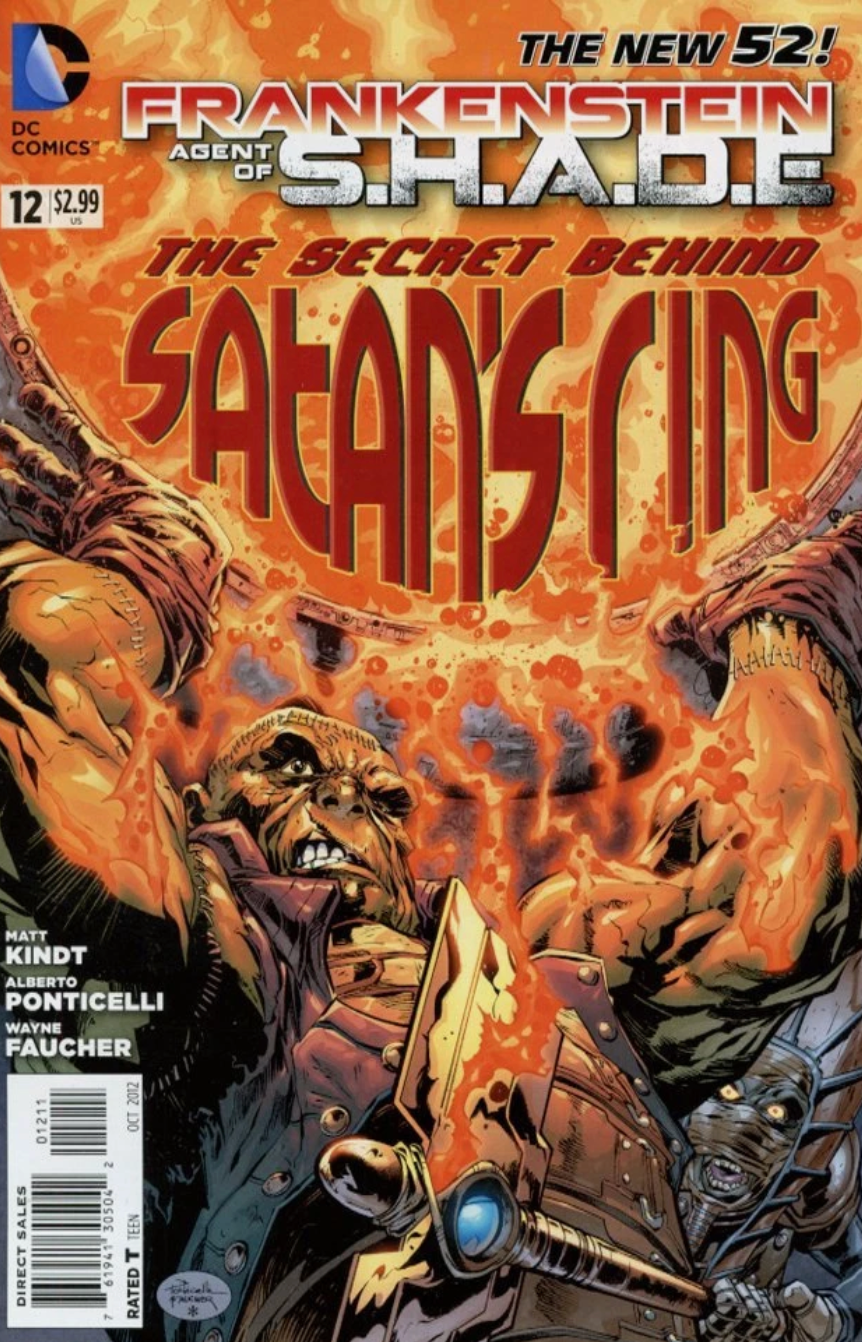 FRANKENSTEIN AGENT OF SHADE #12 2012 DC COMICS