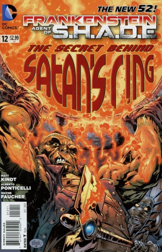 FRANKENSTEIN AGENT OF SHADE #12 2012 DC COMICS