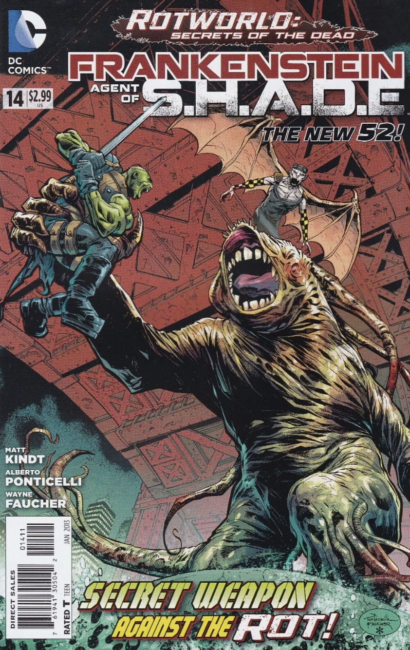 FRANKENSTEIN AGENT OF SHADE #14 2013 DC COMICS