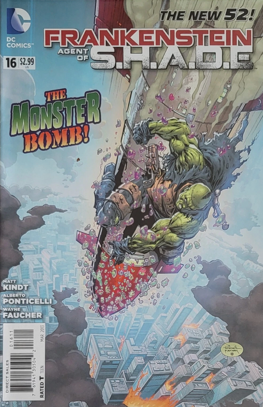 FRANKENSTEIN AGENT OF SHADE #16 2013 DC COMICS