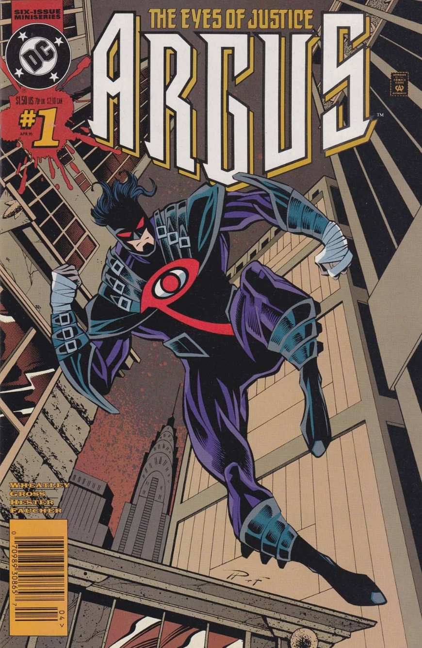 ARGUS #1 1995 NEWSSTAND ARGUS DC COMICS