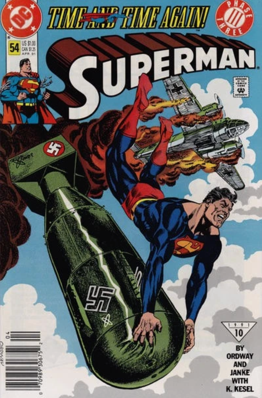 SUPERMAN #54 1991 NEWSSTAND Superman DC COMICS