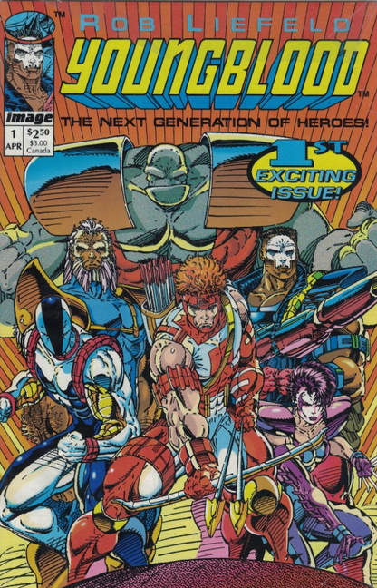 YOUNGBLOOD #1 1992 Youngblood IMAGE COMICS