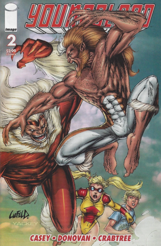 YOUNGBLOOD #2 LIEFELD VARIANT 2008 Youngblood IMAGE COMICS