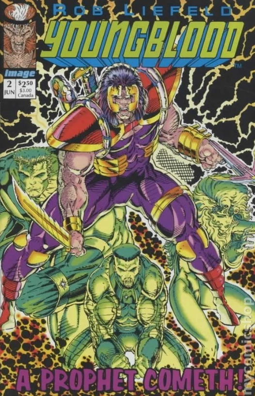 YOUNGBLOOD #2 1992 GREEN Youngblood IMAGE COMICS