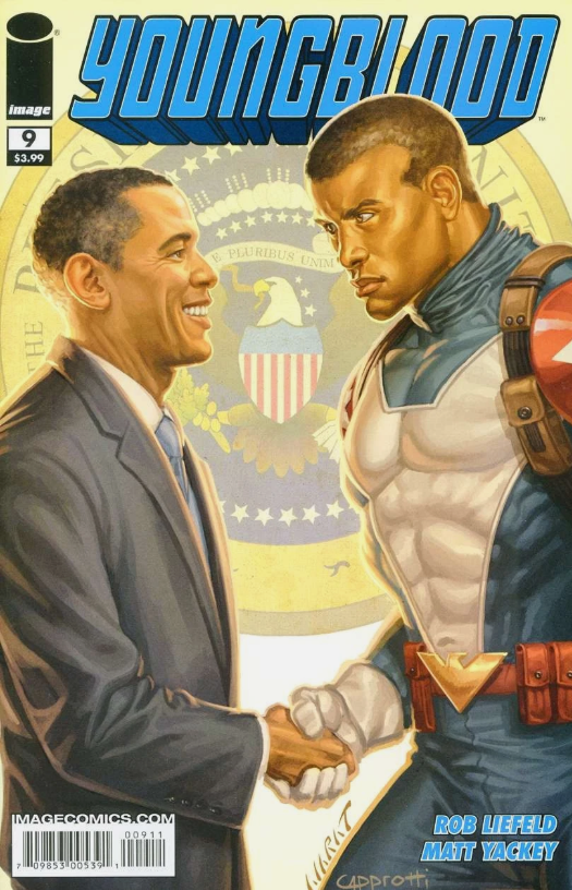 YOUNGBLOOD #9 OBAMA 2009 Youngblood IMAGE COMICS