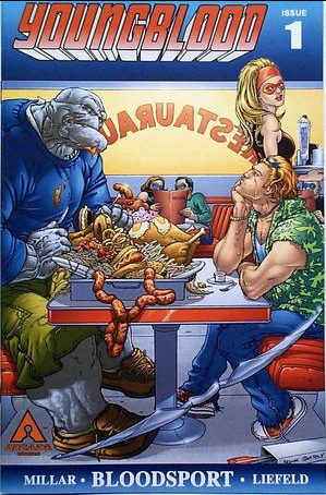 YOUNGBLOOD BLOODSPORT #1 QUIETLY VARIANT 2003 Youngblood ARCADE COMICS