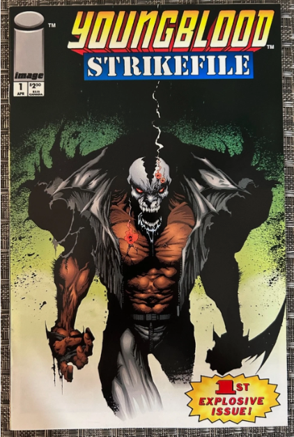 YOUNGBLOOD STRIKEFILE #1 FLIPBOOK 1993 Youngblood ARCADE COMICS