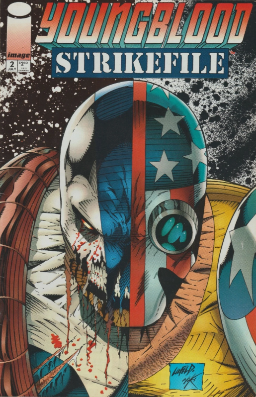 YOUNGBLOOD STRIKEFILE #2 FLIPBOOK 1993 Youngblood ARCADE COMICS