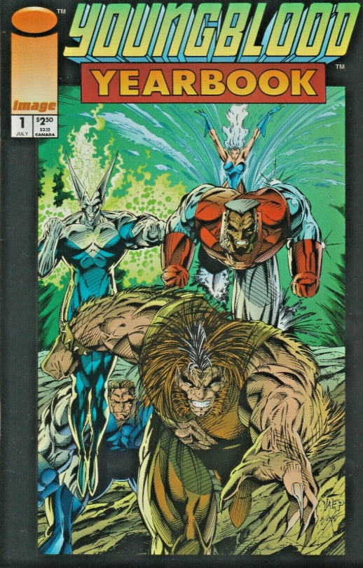 YOUNGBLOOD YEARBOOK #1 1993 Youngblood IMAGE COMICS