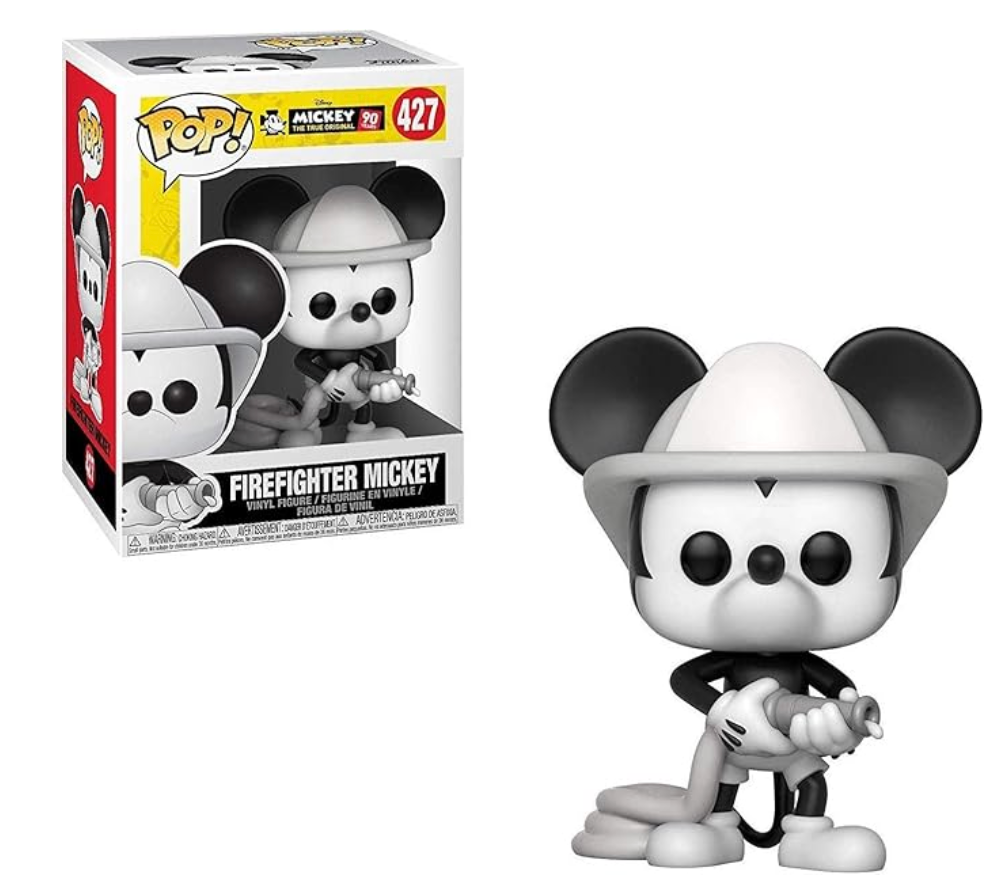 DISNEY MICKEY 90TH FIREFIGHTER MICKEY VINYL FIGURE 427 FUNKO POP FUNKO