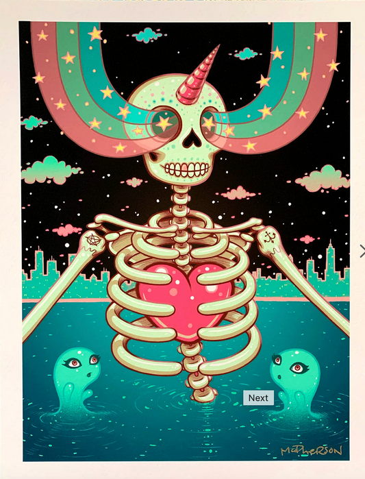 SKELETON HEART TARA MCPHERSON PRINT PRINT PRINT