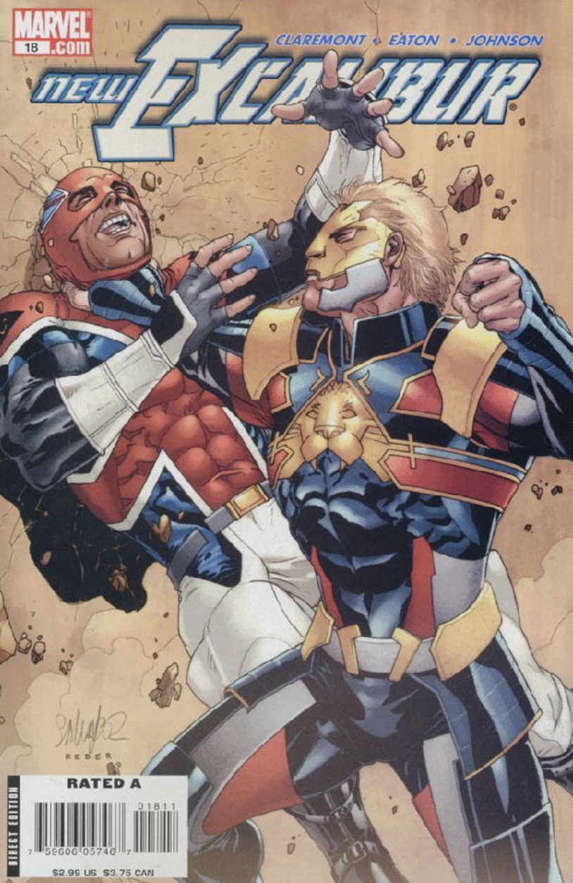 NEW EXCALIBUR #18 2007 New Excalibur MARVEL COMICS