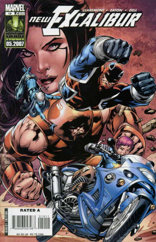 NEW EXCALIBUR #19 2007 New Excalibur MARVEL COMICS