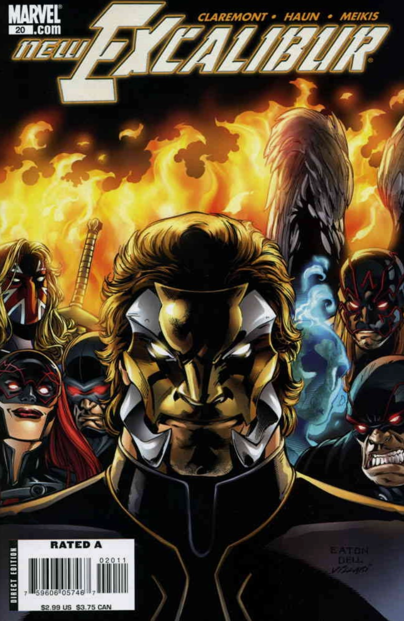 NEW EXCALIBUR #20 2007 New Excalibur MARVEL COMICS