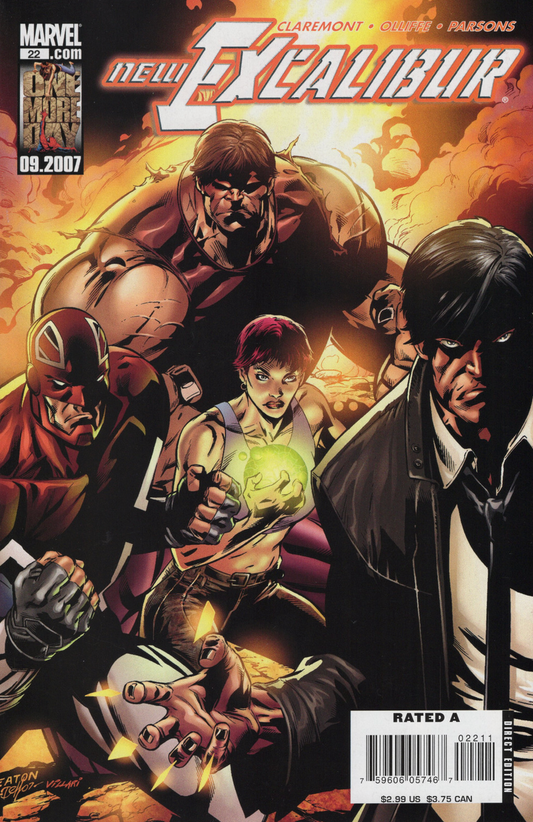 NEW EXCALIBUR #22 2007 New Excalibur MARVEL COMICS