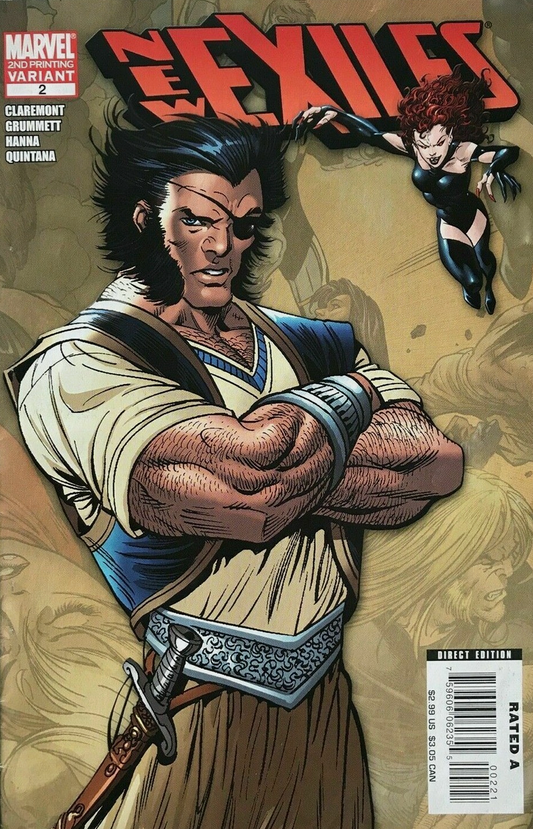 NEW EXILES #2 2ND PRINT VARIANT 2008 New Exiles MARVEL COMICS