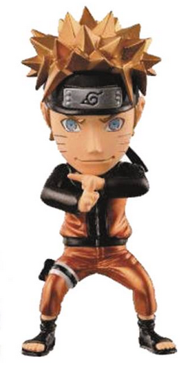 NARUTO SHIPPUDEN WORLD COLLECTIBLE WCF SERIES V1 NARUTO METALLIC Naruto Banpresto