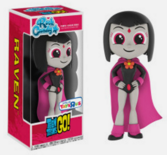 ROCK CANDY TEEN TITANS GO RAVEN FIGURE TOYS R US PINK EXCLUSIVE Raven FUNKO